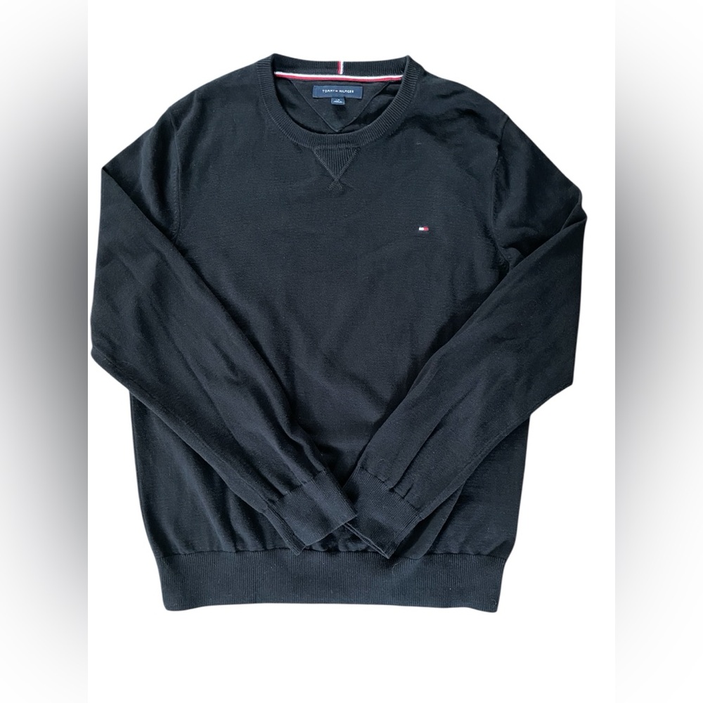 Tommy Hilfiger Black Crewneck Sweater